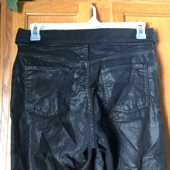 REVICE Foldover Shimmer Moto Straight Jeans - 32 - Picture 7 of 14